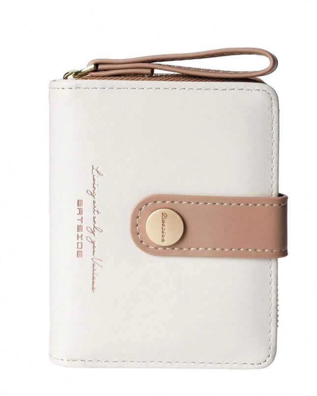 Billetera Pequeña Minimalista de lujo con monedero con cremallera