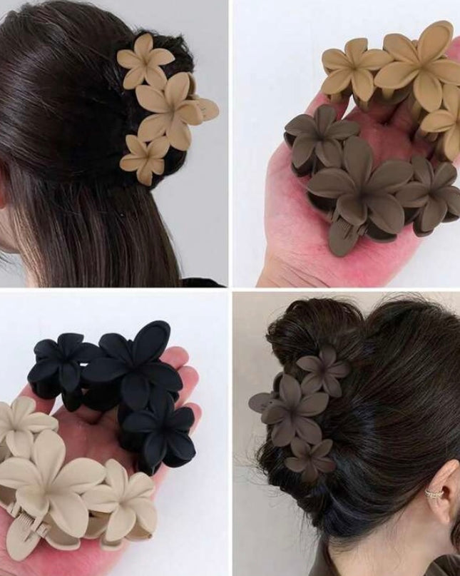 Set de 4 Ganchos Diseño Flores