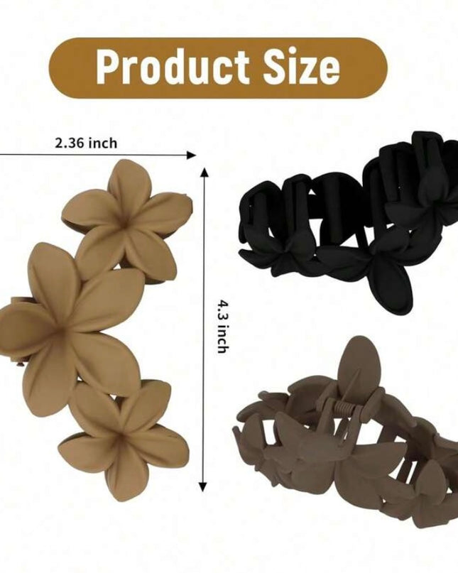 Set de 4 Ganchos Diseño Flores