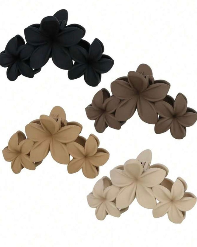 Set de 4 Ganchos Diseño Flores
