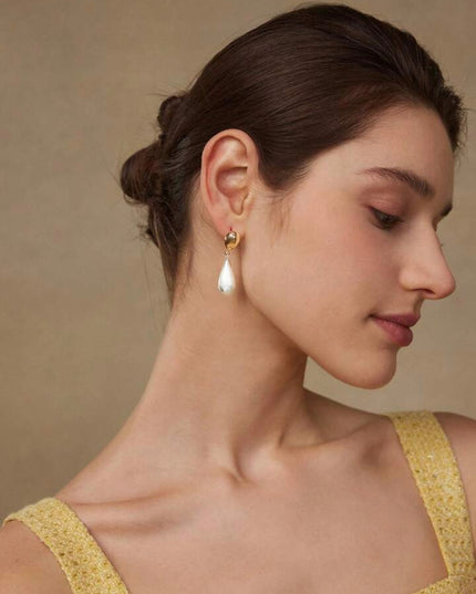 Pendientes Premium Colgantes de Gota de Agua