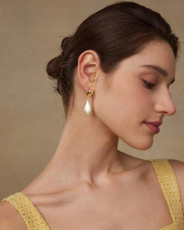 Pendientes Premium Colgantes de Gota de Agua