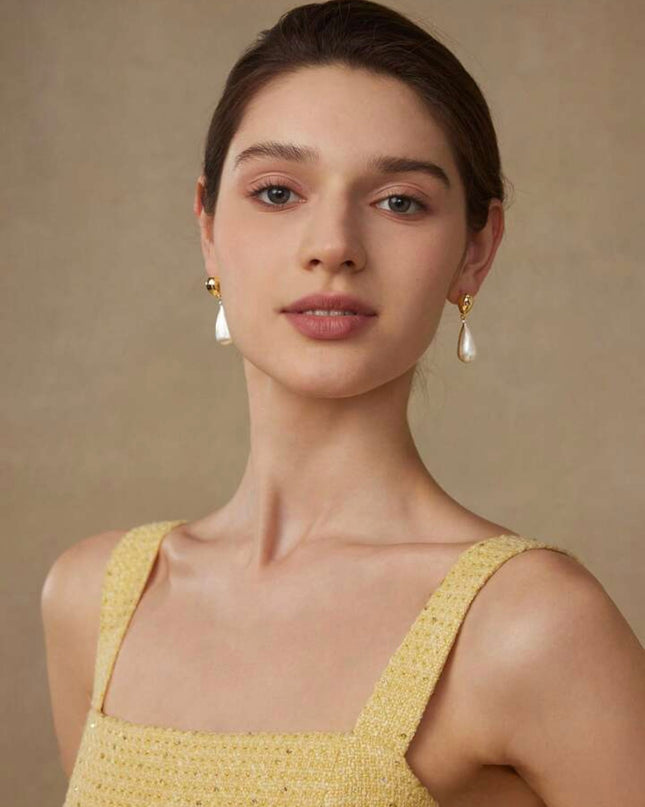 Pendientes Premium Colgantes de Gota de Agua