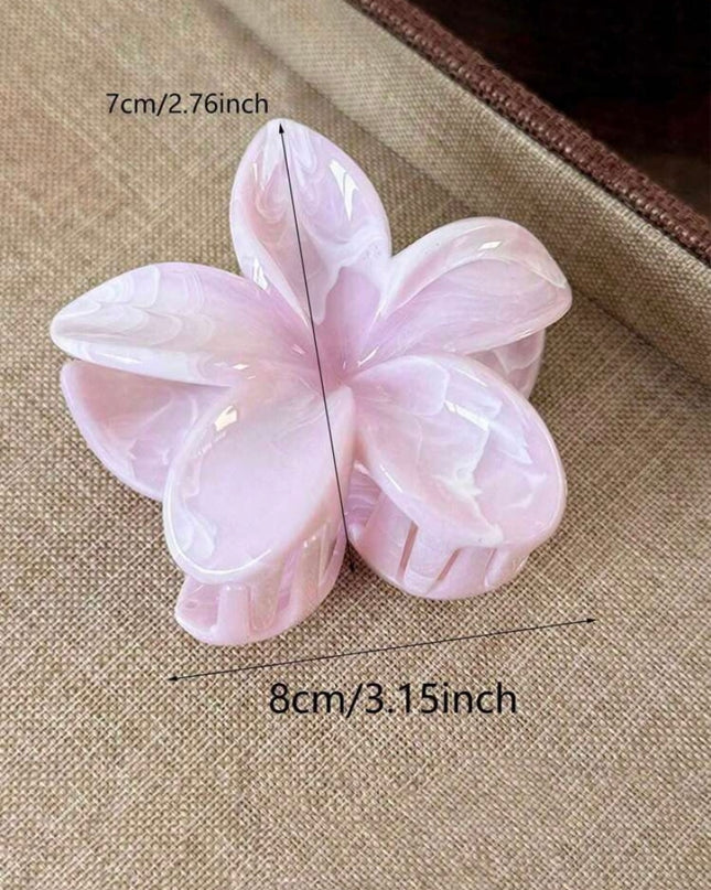 3 Ganchos Flores Color Pastel