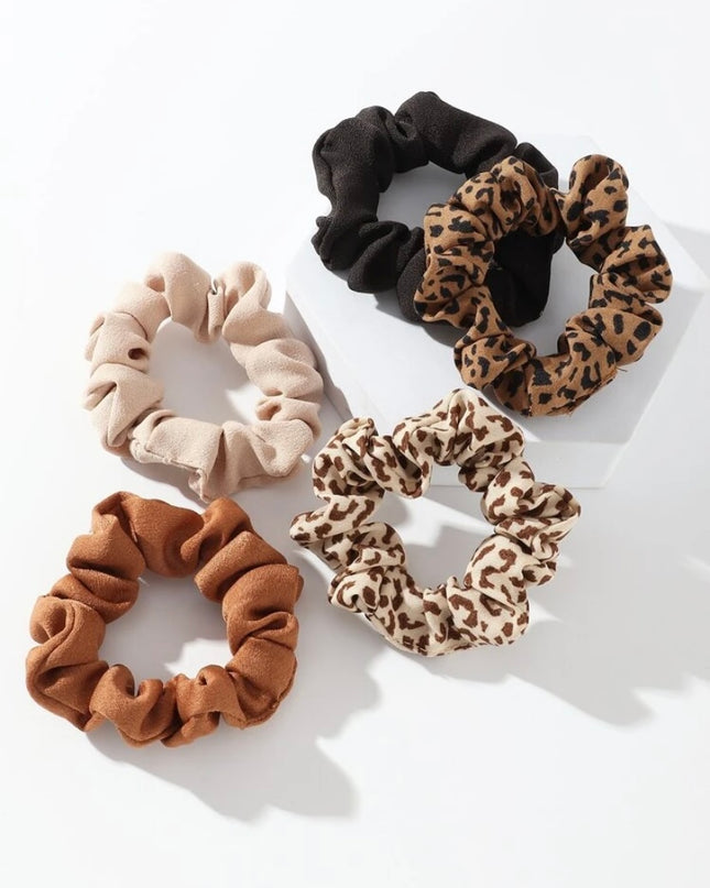 5 ligas Estampado De Leopardo