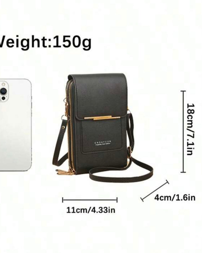 Billetera Larga de mujer con bolsa para teléfono con pantalla táctil