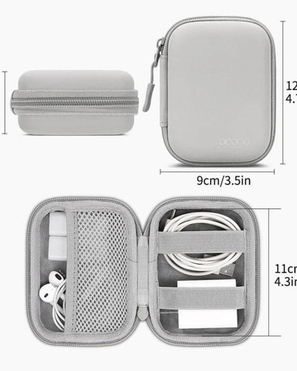 Estuche Gris para Almacenamiento