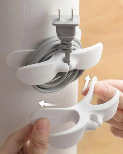3 Organizadores Negros para Cables de Electrodomésticos