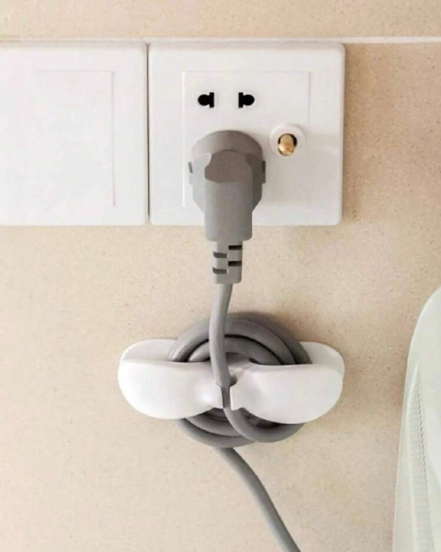 3 Organizadores Negros para Cables de Electrodomésticos