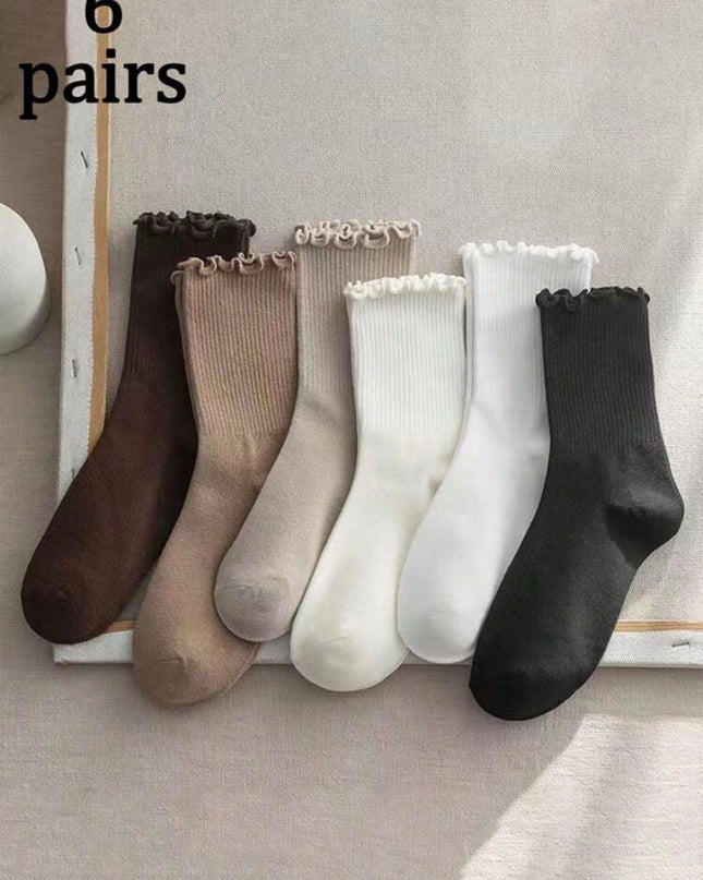 6 Pares Calcetas Revuelos