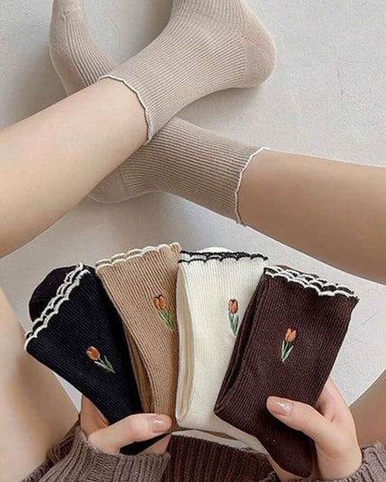 4 Pares Calceta Absorbentes Al Sudor
