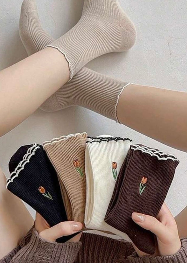 4 Pares Calceta Absorbentes Al Sudor