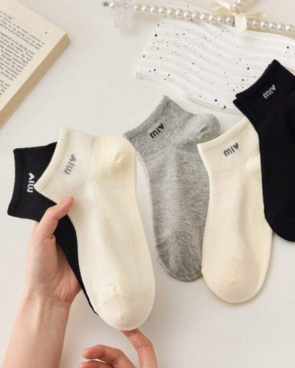 5 Pares Calcetas Cortas