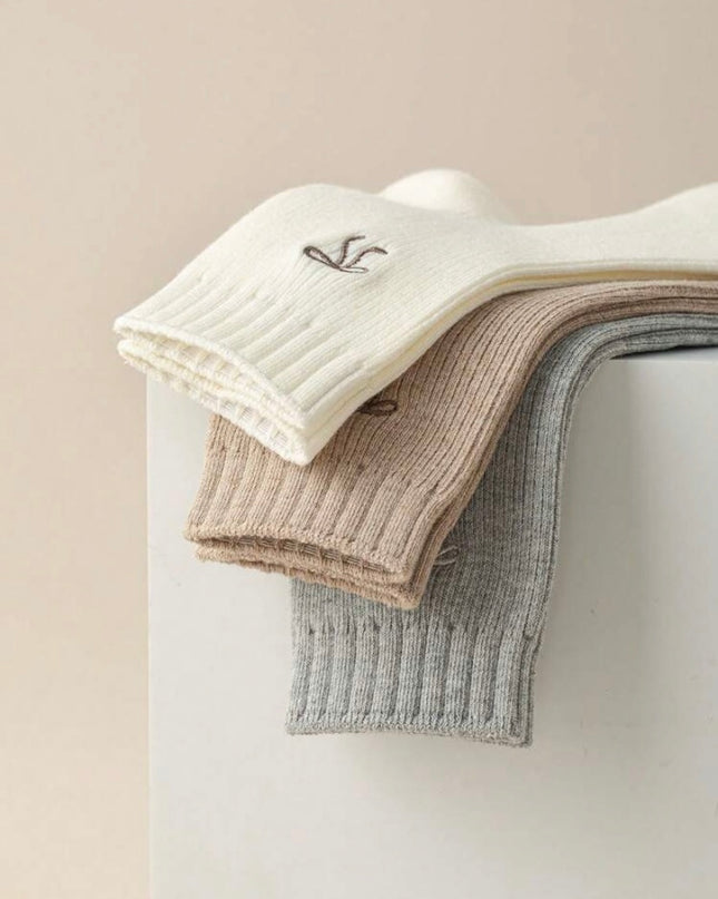 5 Pares Calcetas Diseño Moño