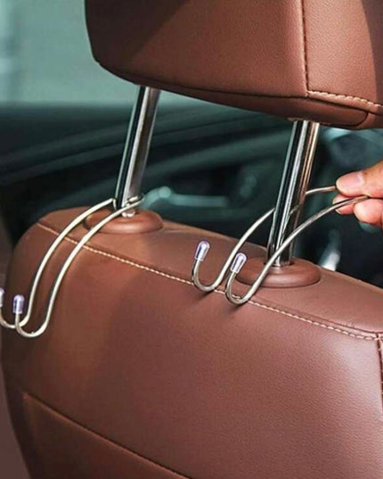 Par de Ganchos para Bolsas Asiento del Carro