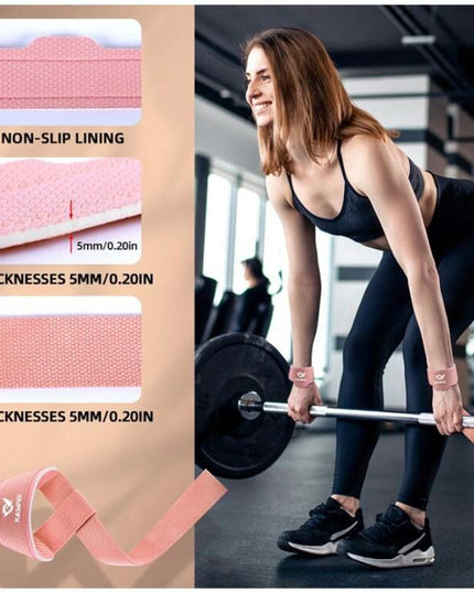 Straps Rosadas Entrenamiento